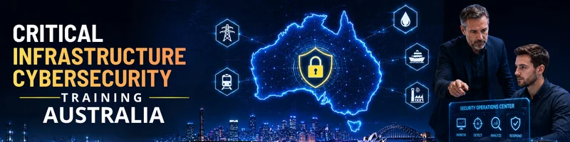 Cybersecurity training professional monitoring critical infrastructure systems in Australia